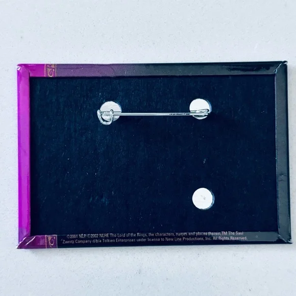 Lord of the Rings Fellowship of the Rings DVD Release Promo Pins Set of 12 - Picture 8 of 8